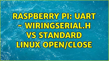 Raspberry Pi: UART - wiringSerial.h vs standard Linux open/close
