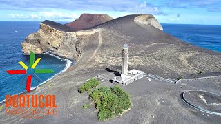 Vulcão dos Capelinhos 🌋 Capelinhos Volcano aerial - Faial - Azores - 4K ultra HD