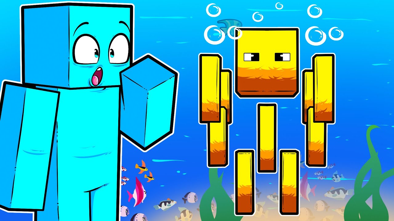 Как MOBS в Minecraft ведут себя, когда ты выходишь…