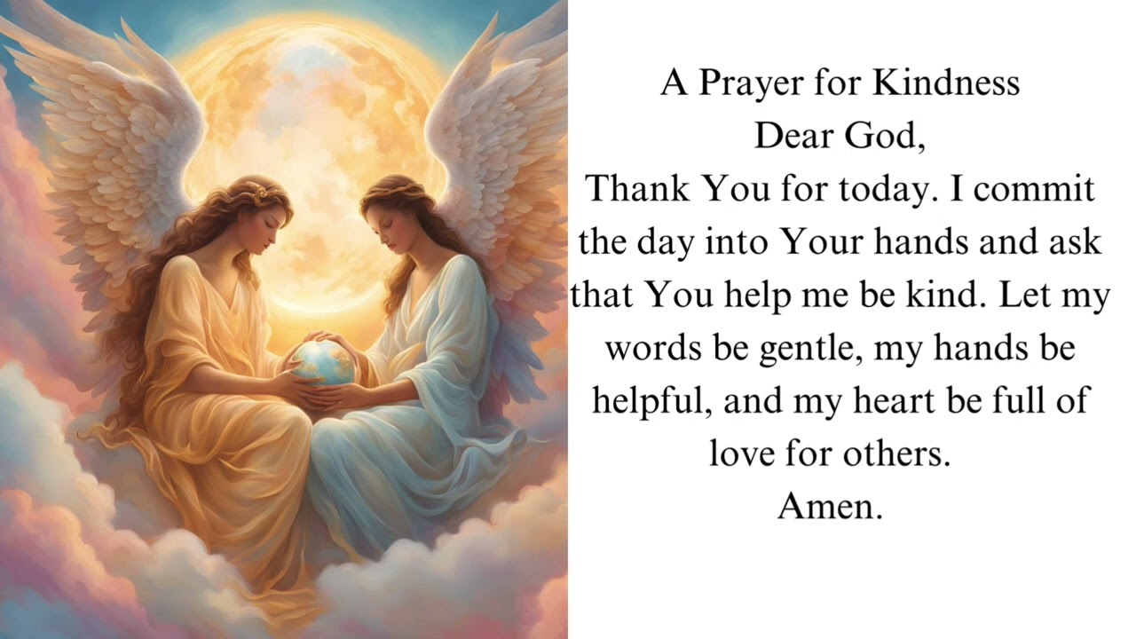 A Prayer for Kindness | Prayer for kids