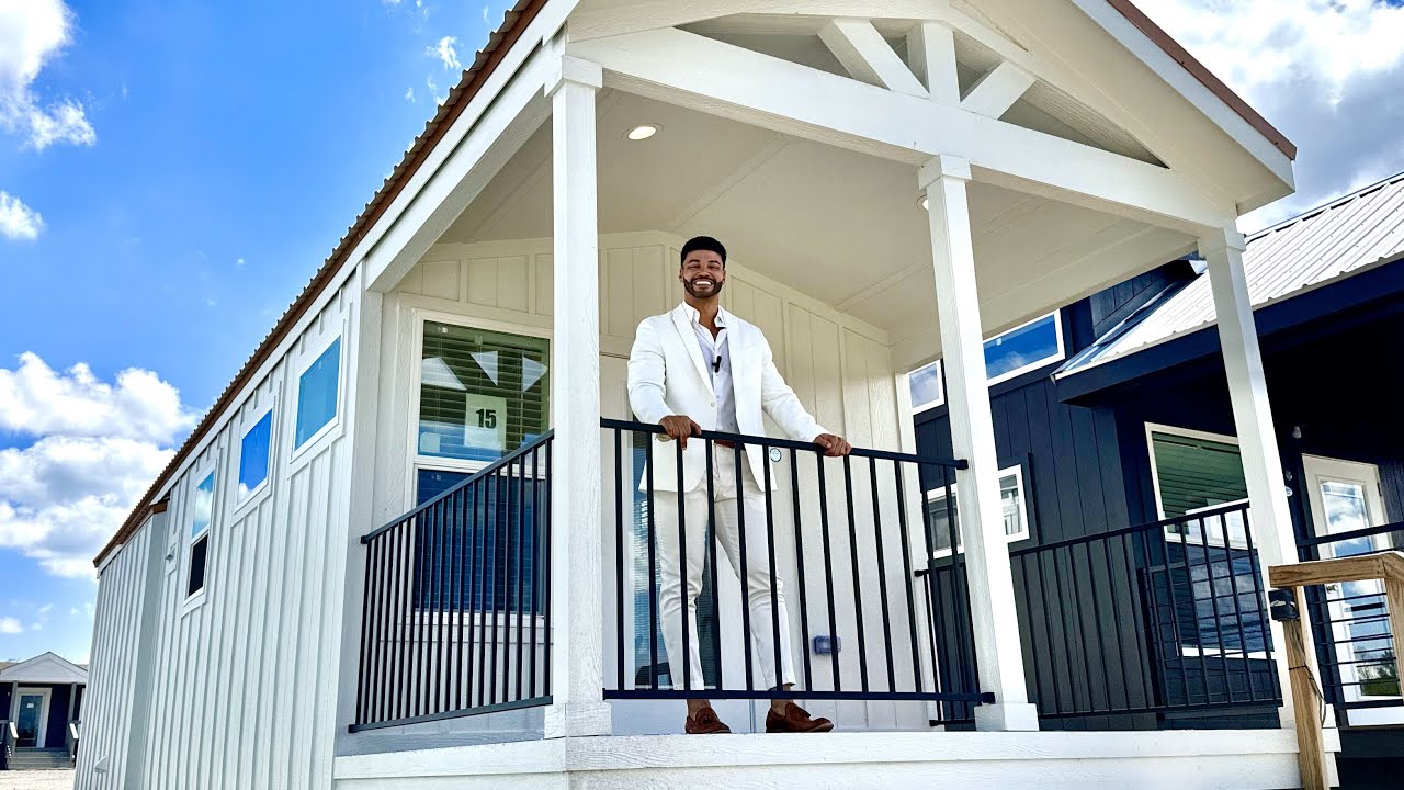 BIGGER BEDROOM simply elegant TINY HOME with Wider Interior Doorways