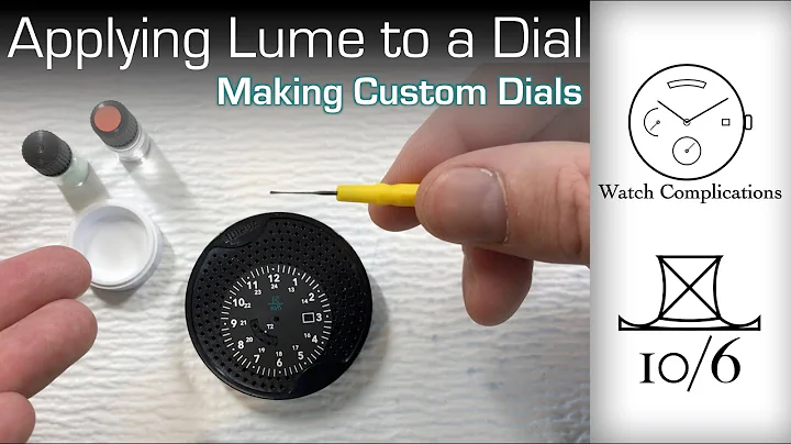 Making Custom Dials: Applying Lume to a Dial