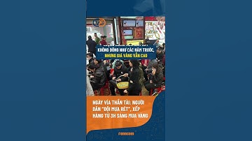 Ngày vía Thần tài: Người dân “đội mưa rét”, xếp hàng từ 3h sáng mua vàng