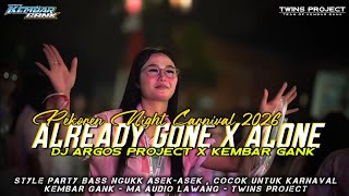 Download lagu DJ ALREADY GONE X ALONE , KEMBAR GANK , TWINS PROJECT