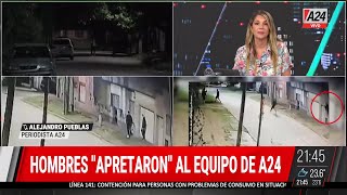 Quilmes oeste: el equipo de A24 tuvo que salir de una cobertura por la inseguridad