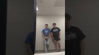 2 guys singing "true colors" in a bathroom #acapella #singing #cover #choir 2 Guys Singing In A Bathroom