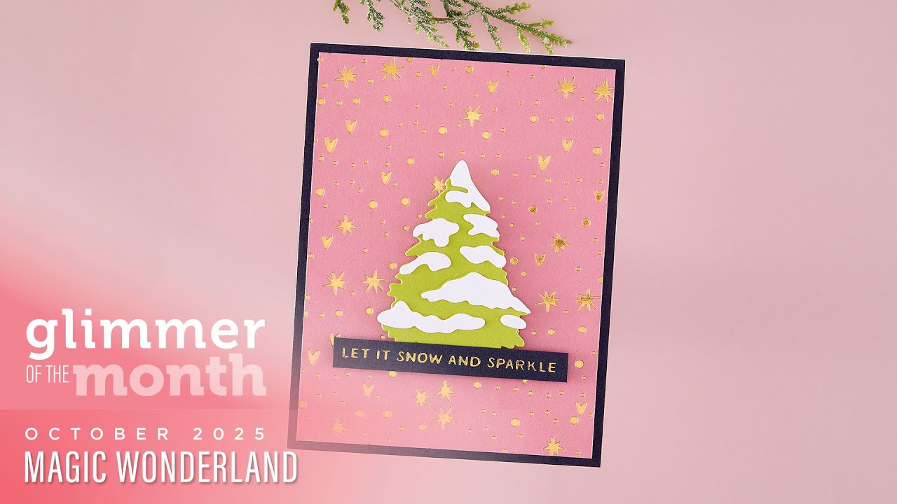 Spellbinders October 2025 Glimmer Hot Foil Kit of the Month