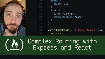 Complex Routing with Express and React (P5D43) - Live Coding with Jesse