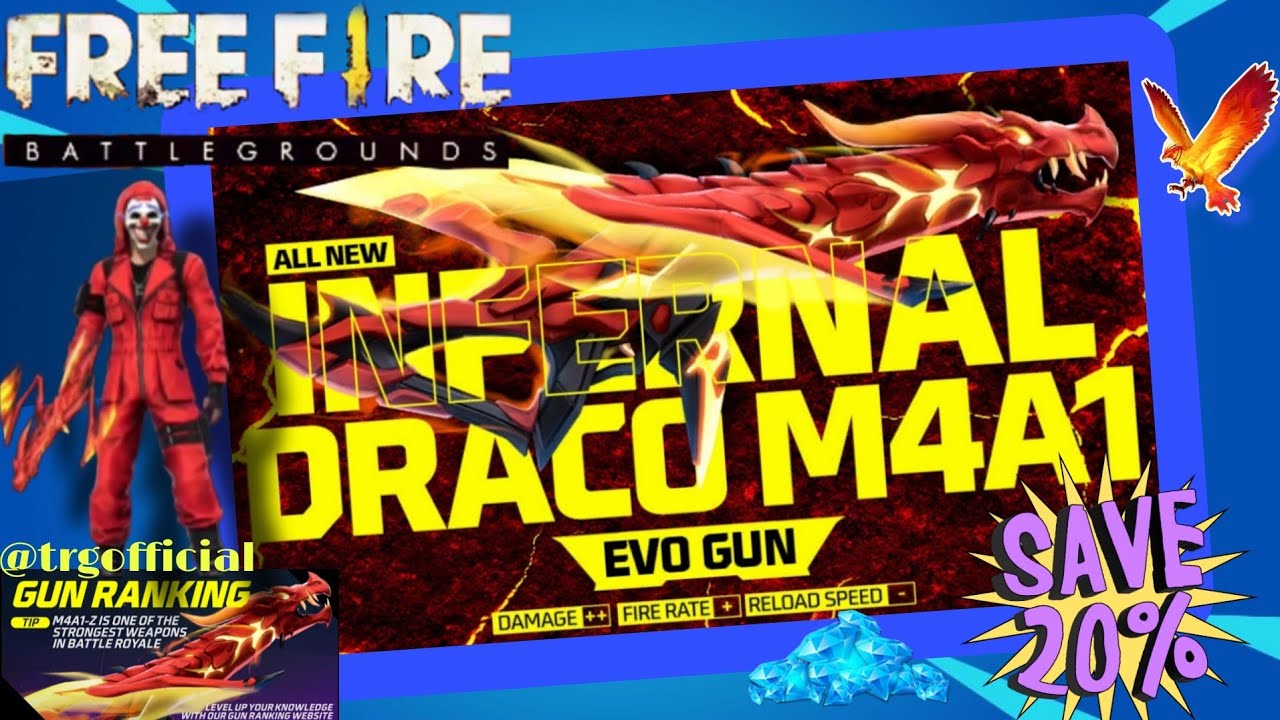 Lucky Royale Spin Free Fire Max | Draco M4A1 Evo Gun Spin | RuwaiGaming 🔥
