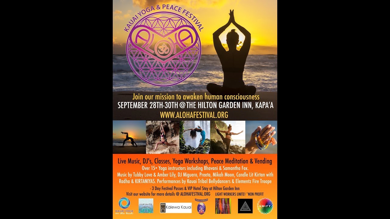 Aloha Kauai Yoga & Peace Festival 2018 