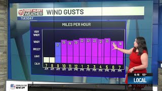 Windy today with storms returning tomorrow... Tori Alvarado's First Alert Weather Forecast 5/5/26