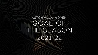 Aston Villa Women Goal of the Season 2021/22