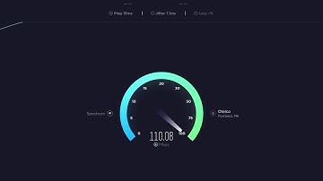 Spectrum Internet 100 Speedtest