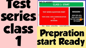 Test series class 1- computer science previous years questions discuss / hssc pgt, kvs, nvs, dsssb