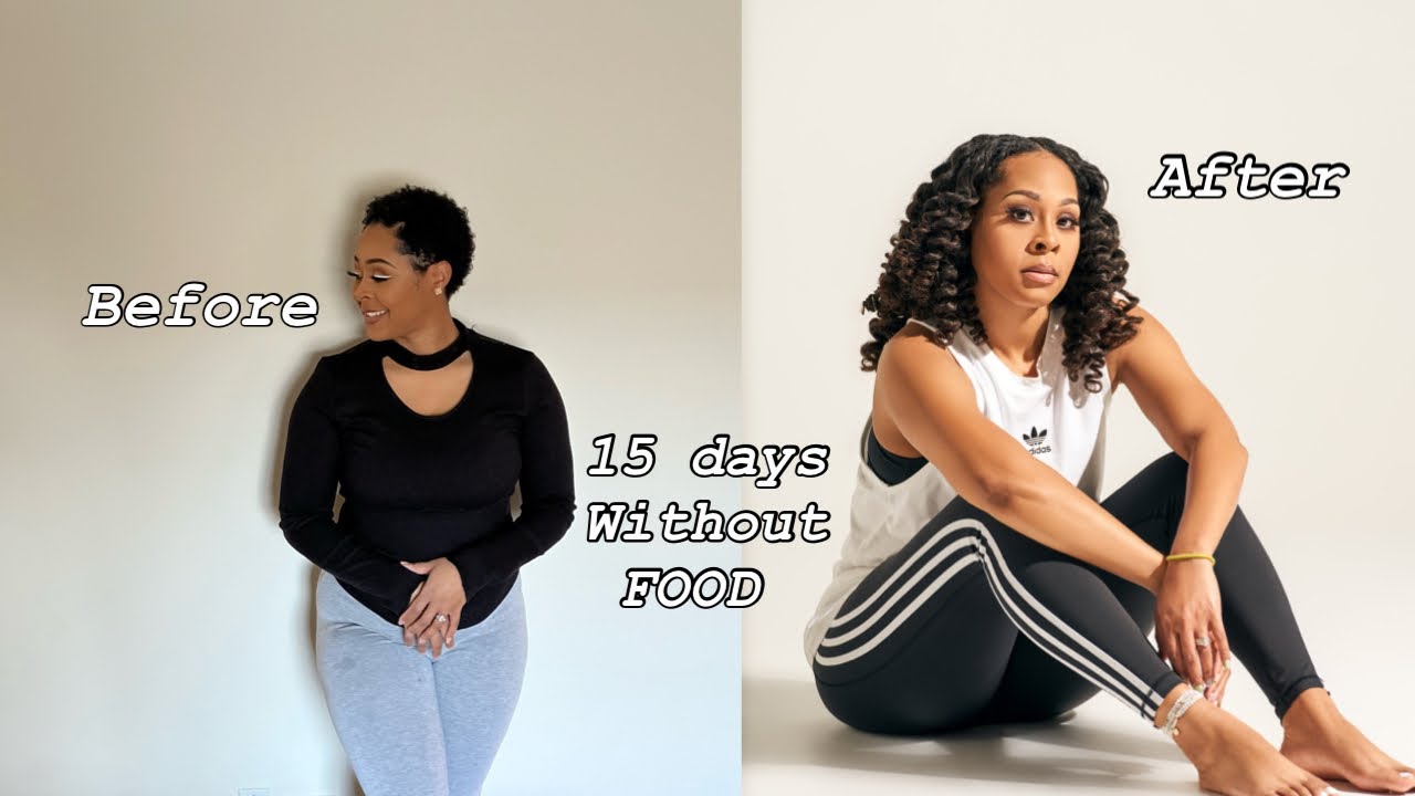 15 Day WATER FAST RESULTS with crazy transformation *before and after