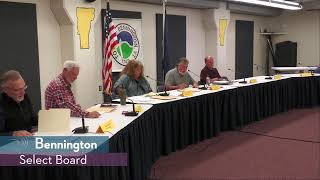 Full Bennington Select Board // 9-14-26 News