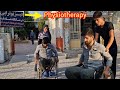 Hope's first physiotherapy with the help of Abolfazl and the efforts of Zeinab 🏥✨
