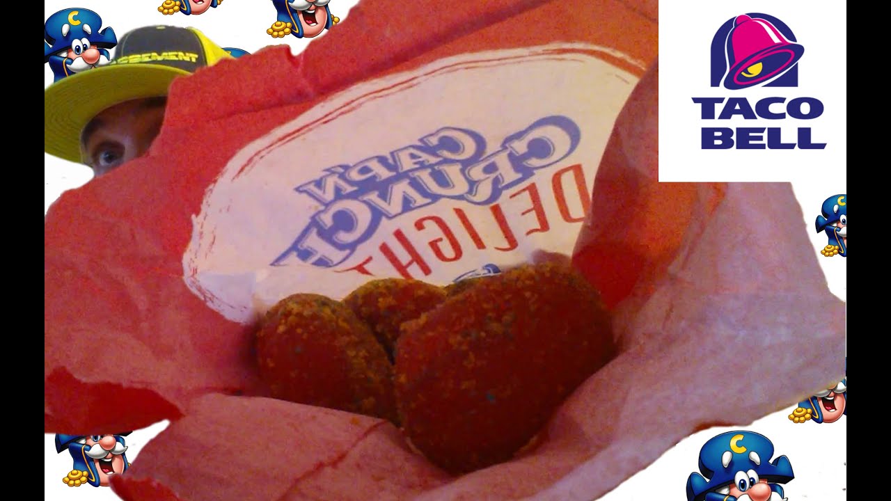 TACO BELL NEW CAP'N CRUNCH DELIGHTS REVIEW 148 YouTube
