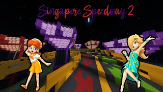 Singapore Speedway 2-Minecraft Mario Kart Tour