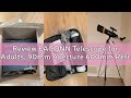 Review EACONN Telescope for Adults, 90mm Aperture 600mm Refractor Telescope for Kids and Beginners,