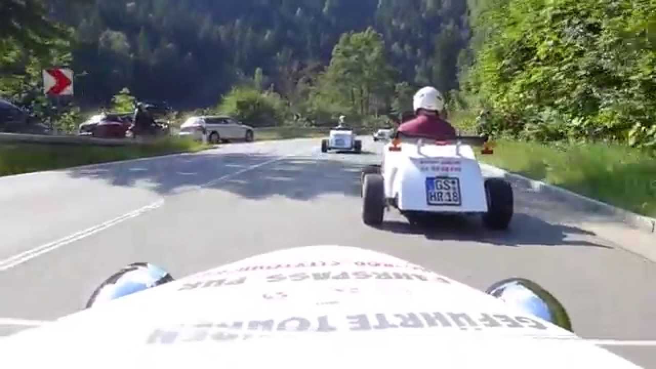 Hot Rod City Tour Harz Fahrerperspektive