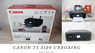 Canon TS 5120 unboxing setup and review