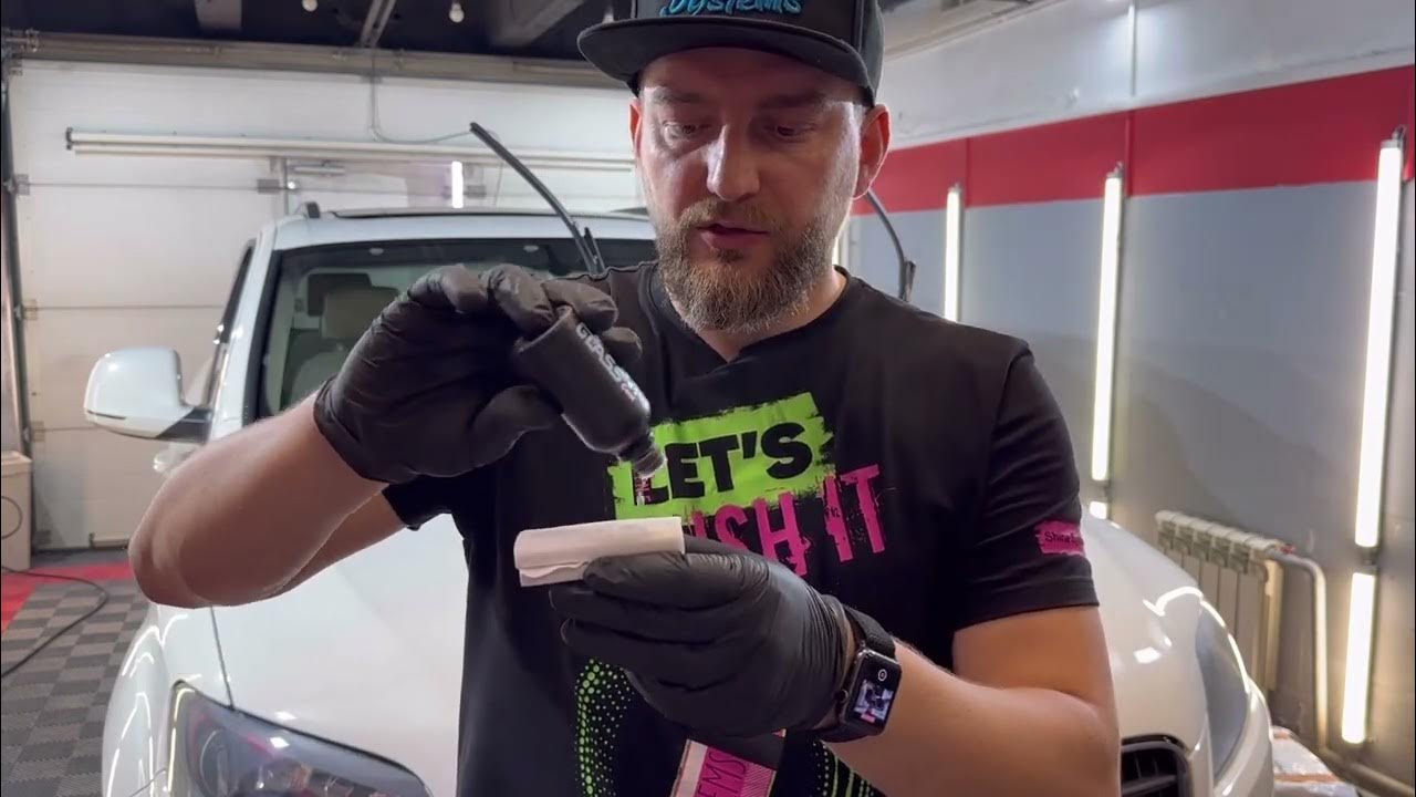 Новинка! Антидождь Shine Systems Glass Coat. Нанесение + подготовка ...
