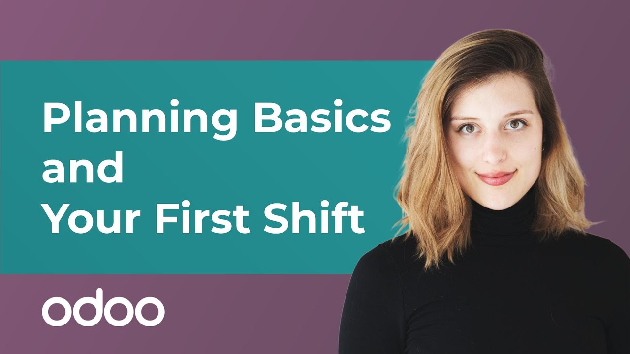 Planning Basics and Your First Shift | Odoo Planning