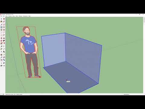 SketchUp - 1.6 - Vẽ hình chữ nhật, hình tròn (Rectangle)