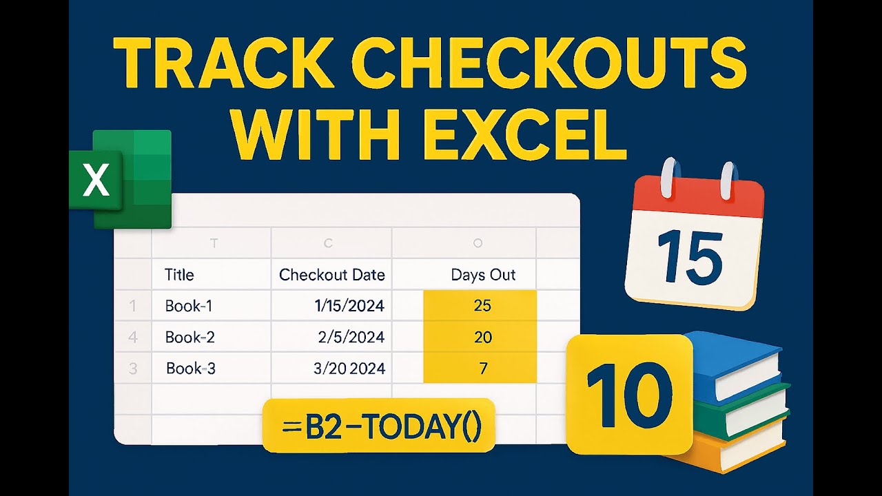 Calculate The Number Of Days Between Two Dates In Excel - YouTube