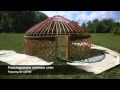 Как собрать юрту. Башкирская юрта. How to assemble a yurt.