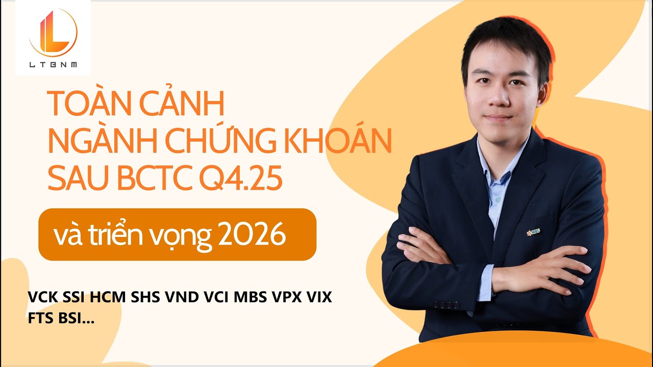 Toàn cảnh nhóm cổ phiếu chứng khoán 2026.