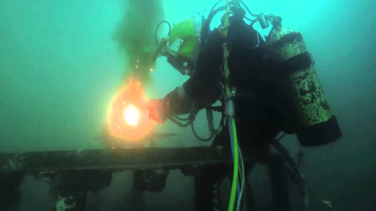 Commercial Diving School Wet Bell / Underwater tools CAD 82 YouTube