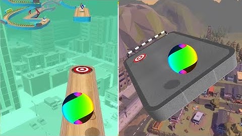 GOING BALLS VS ROLLING BALL GAME PLAY WALKTHROUGH IOS END ANDROID MOBILE GAMES SPEED RUN