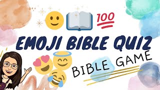 Emoji Bible Quiz 🙂| Fun Bible Game | 20 Bible Trivia questions w/ Emojis and answers with references screenshot 5