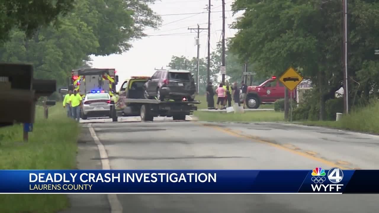 Woman killed in 3-car crash in Laurens County, South Carolina, coroner ...