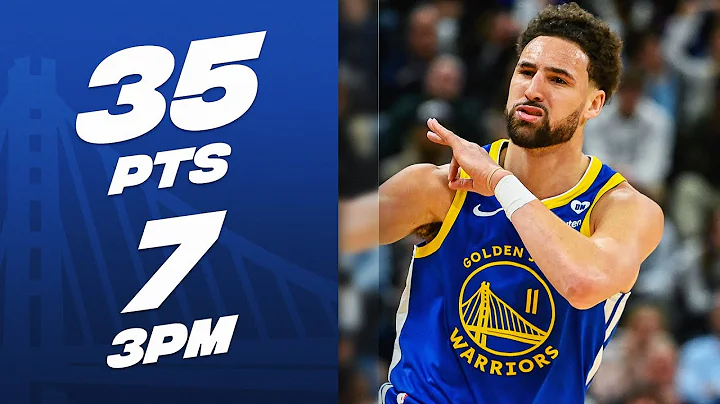 Klay Thompson Drops Season-High 35 PTS In Utah | February 15, 2024 - 天天要闻