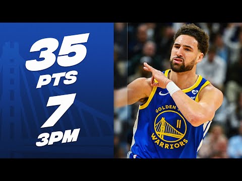 Klay Thompson Drops Season-High 35 PTS In Utah | February 15, 2024