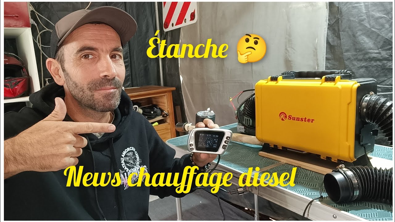 Chauffage diesel pour pêche, bivouac, garage la solution ultime 💪