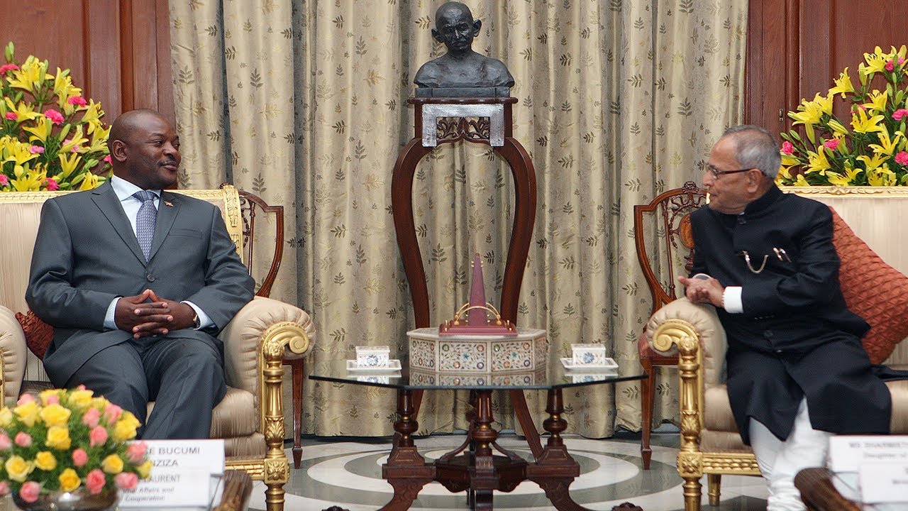 President Pierre Nkurunziza of the Republic of Burundi called on President Mukherjee
