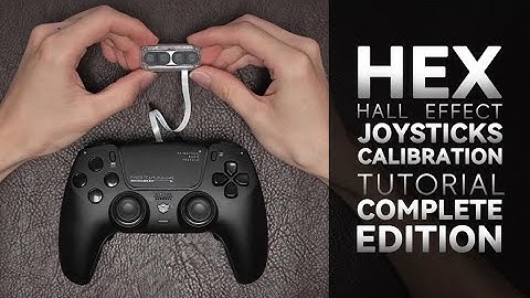 HEX Hall Effect Joysticks Calibration Tutorial - For Phantom & Ultimate Pro