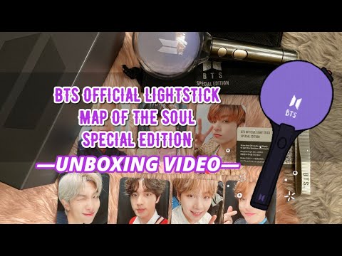 Unboxing Bts Official Light Stick Map Of The Soul Special Edition | Army Bomb