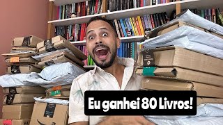 EU GANHEI 80 LIVROS | UNBOXING | 30 ANOS, 30 LIVROS | EZEQUIEL SOUZZA