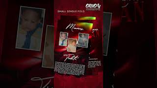 Cameron Lamar Brigman Funeral Program Design - Small Single Fold