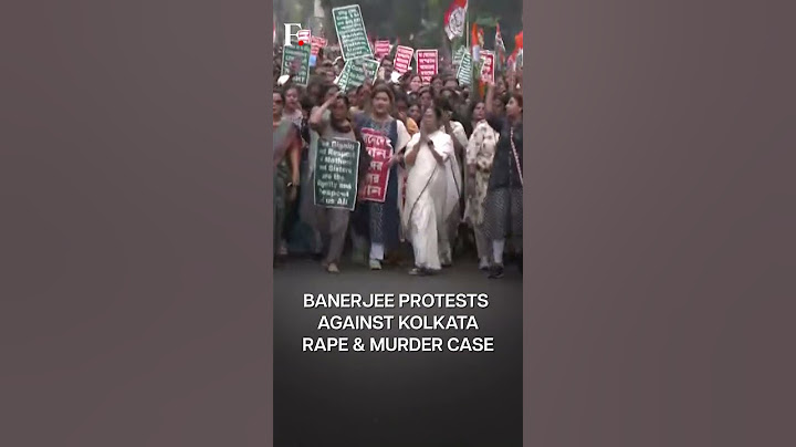 Kolkata Rape and Murder: West Bengal CM Mamata Banerjee Holds Protest Rally | Subscribe to Firstpost