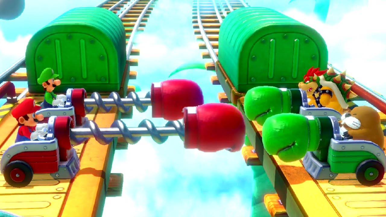 Super Mario Party Minigames - Mario Bros. vs Villains Battle (Master CPU)