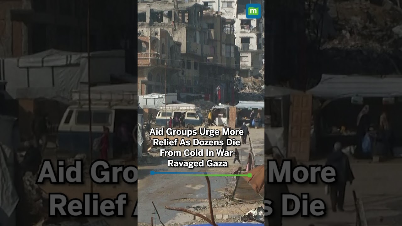 Displaced Palestinians endure cold weather as Gaza ceasefire progress slows