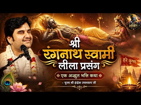 🙏 श्री रंगनाथ स्वामी लीला प्रसंग | अद्भुत कथा जो हर भक्त को सुननी चाहिए |हृदय स्पर्शी सत्संग#bhakti 