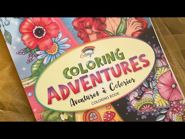 Flip through of Colorya's New Adult Colouring Book, Colouring