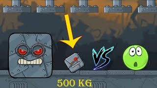 Green ball and fat boss in Red Ball 4 Box Factory with Boss Fights All Levels ( 31 - 45 ) screenshot 4